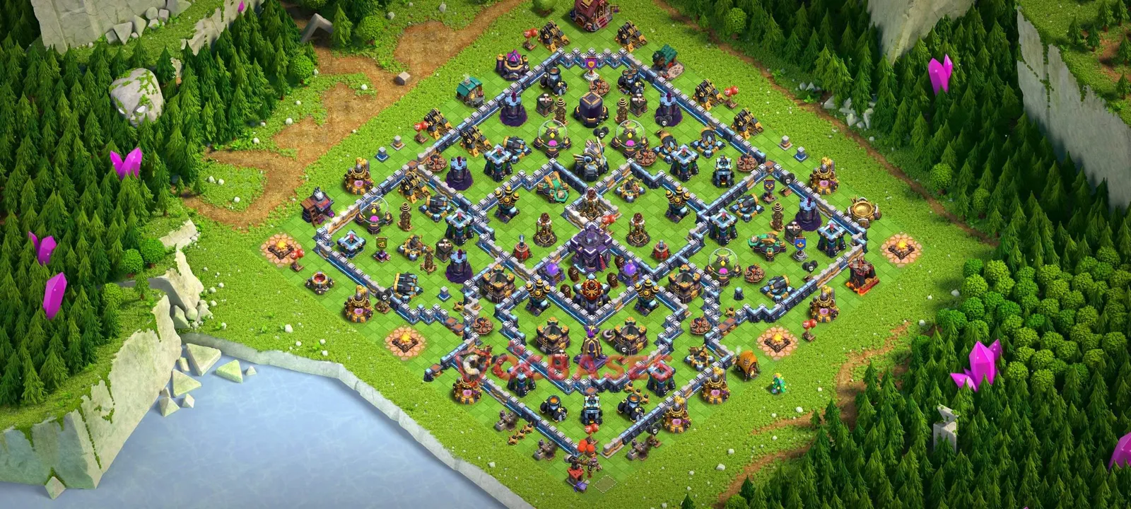 Anti-2 Star (War) Base TH15 with Link | Clash of Clans Bases | Layouts ID 15yxs