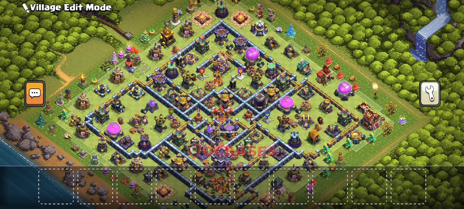 Anti-2 Star (War) Base TH15 with Link | Clash of Clans Bases | Layouts ID dmose