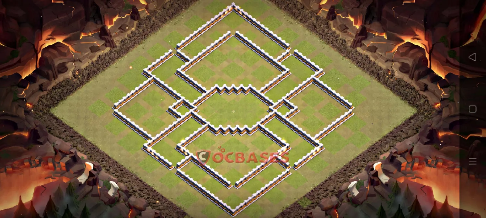 Anti-3 Star (War) Base TH11 with Link | Clash of Clans Bases | Layouts ID c3kzs