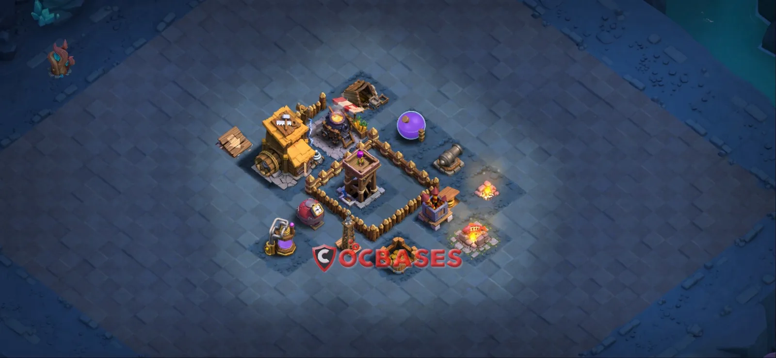Anti-3 Star (War) Base BH6 with Link | Clash of Clans Bases | Layouts ID mk4hg