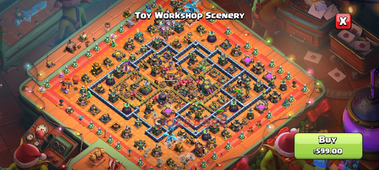 Anti-3 Star (War) Base TH14 with Link | Clash of Clans Bases | Layouts ID oa49q
