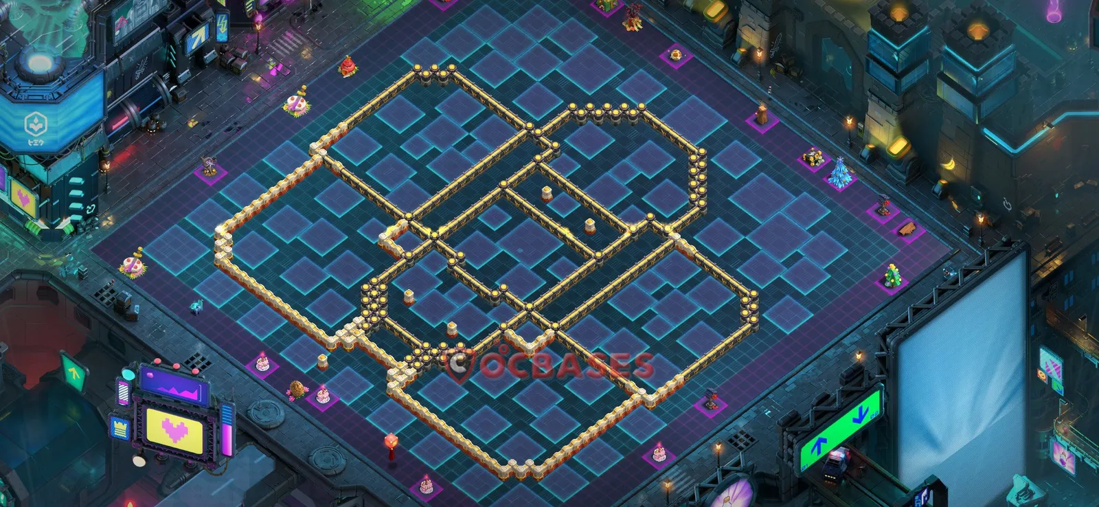 Anti-air (Defense) Base TH17 with Link | Clash of Clans Bases | Layouts ID 4rhmm