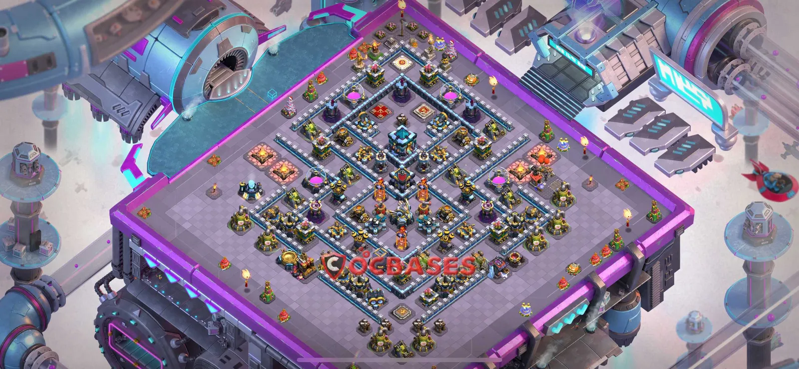 Anti-air (Defense) Base TH13 with Link | Clash of Clans Bases | Layouts ID 639j4