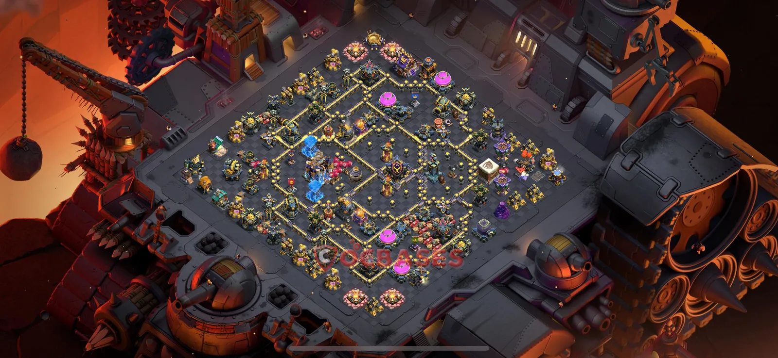 Anti-air (Defense) Base TH18 with Link | Clash of Clans Bases | Layouts ID bmh15
