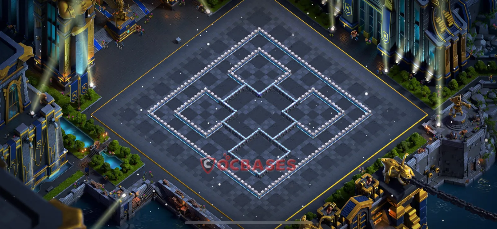 Anti-air (Defense) Base TH13 with Link | Clash of Clans Bases | Layouts ID euzqn