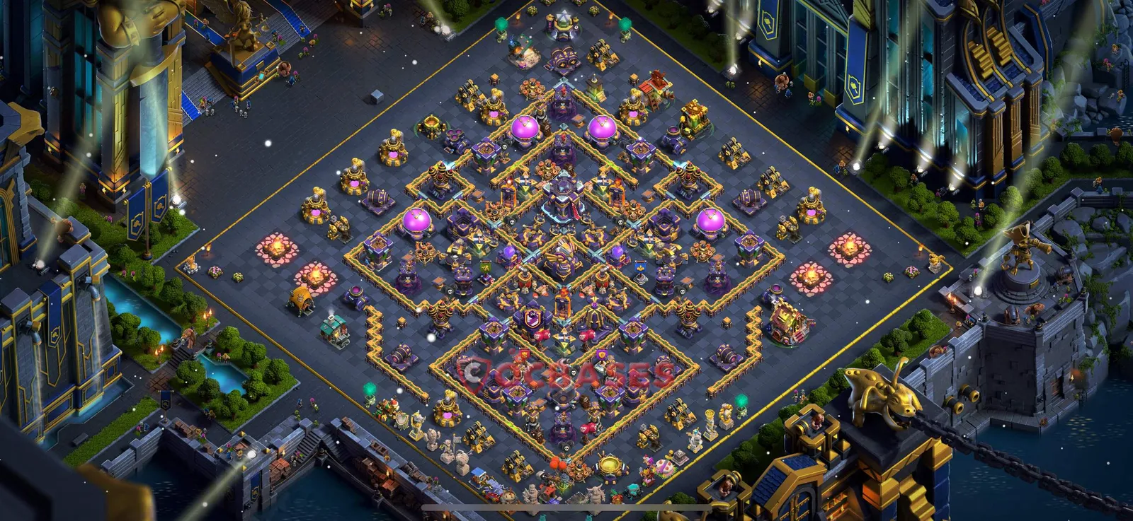 Anti-air (Defense) Base TH15 with Link | Clash of Clans Bases | Layouts ID lhgo6