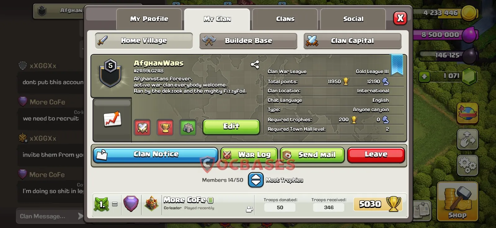 Anti-air (Defense) Base TH10 with Link | Clash of Clans Bases | Layouts ID nyg4p