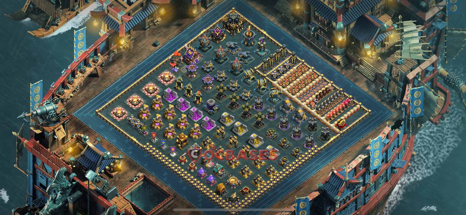 Anti-air (Defense) Base TH17 with Link | Clash of Clans Bases | Layouts ID urvhe