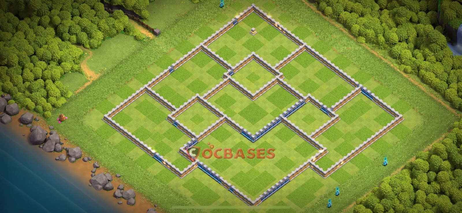 Anti-air (Defense) Base TH12 with Link | Clash of Clans Bases | Layouts ID zxiqc