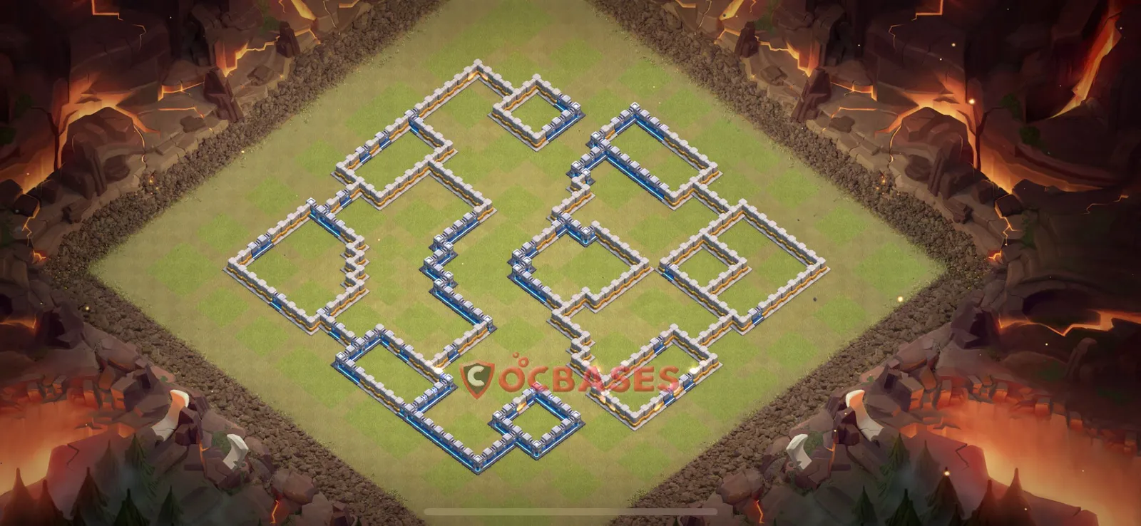 Anti-ground (Defense) Base TH12 with Link | Clash of Clans Bases | Layouts ID fq5an