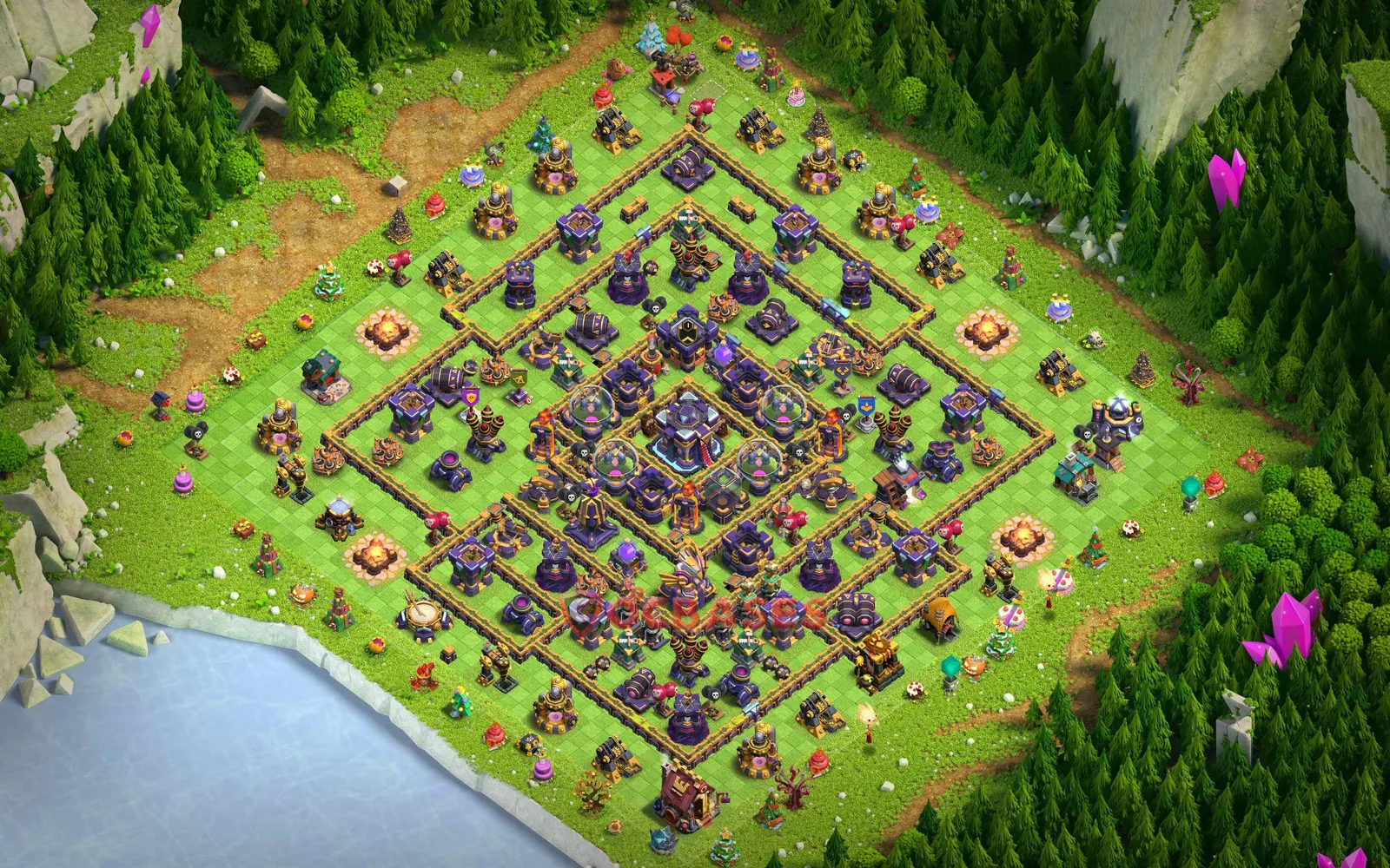 Farming (Defense) Base TH15 with Link | Clash of Clans Bases | Layouts ID 0z4lt