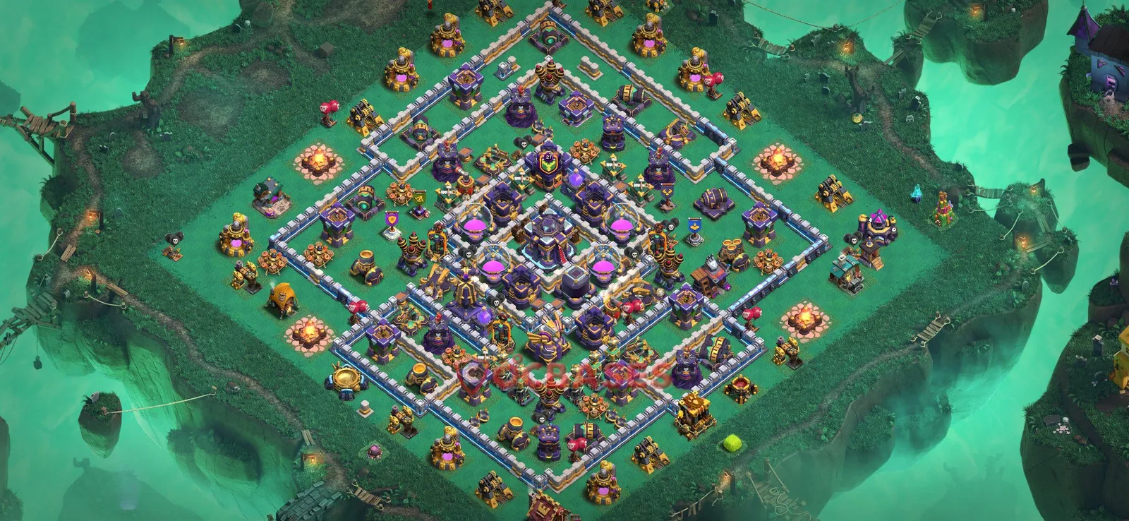 Farming (Defense) Base TH15 with Link | Clash of Clans Bases | Layouts ID 2j74y
