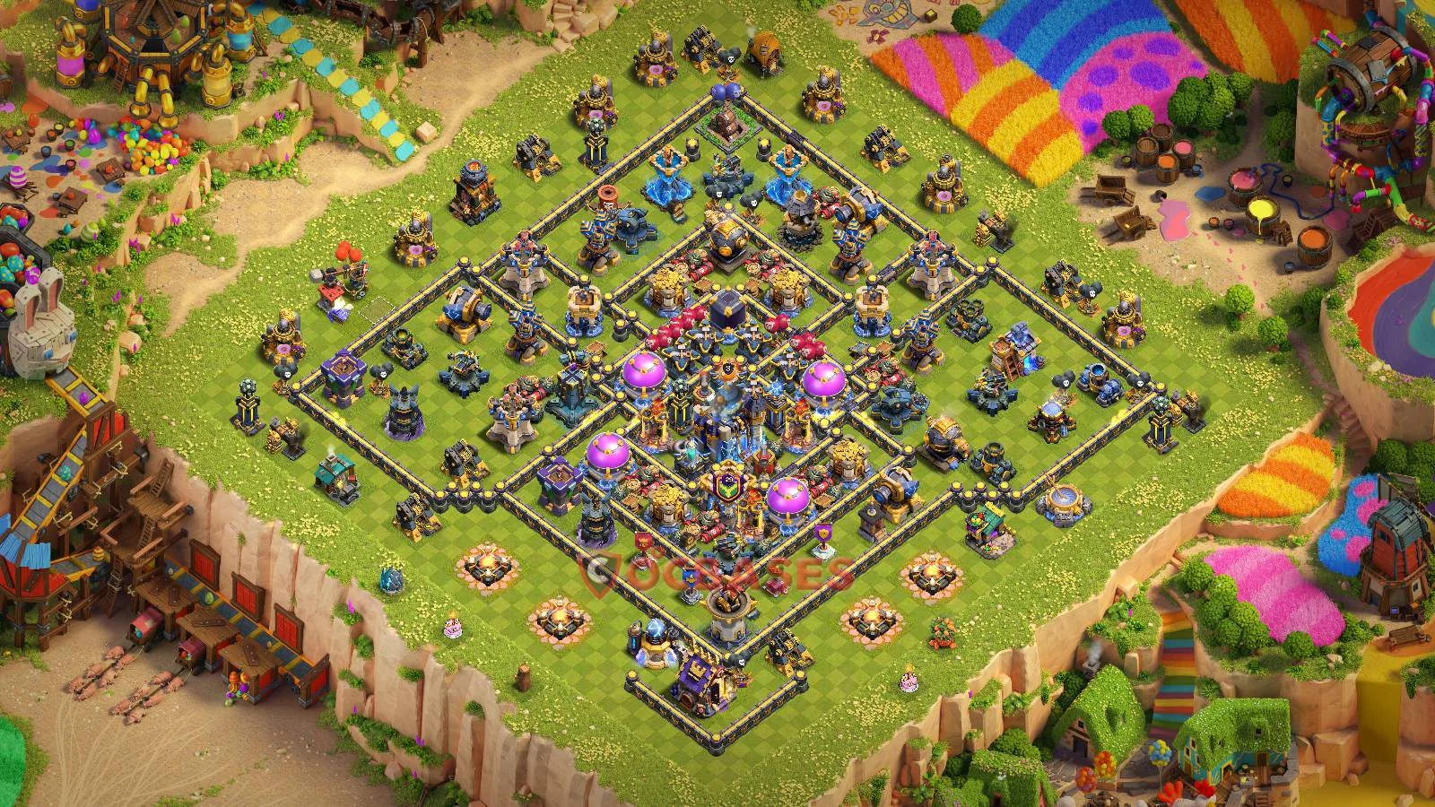 Farming (Defense) Base TH18 with Link | Clash of Clans Bases | Layouts ID 5crbm