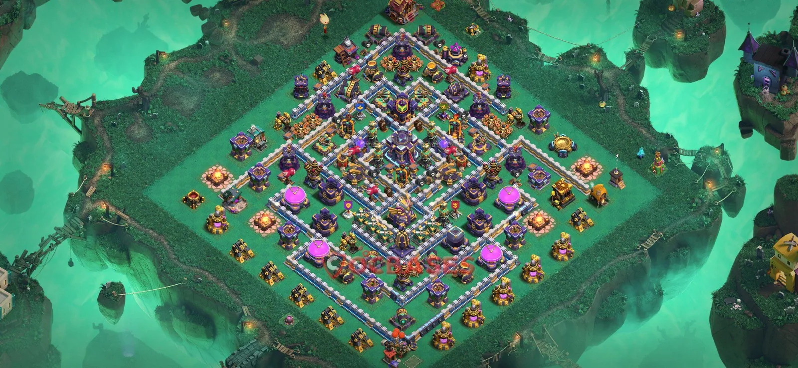 Farming (Defense) Base TH15 with Link | Clash of Clans Bases | Layouts ID 5i79u