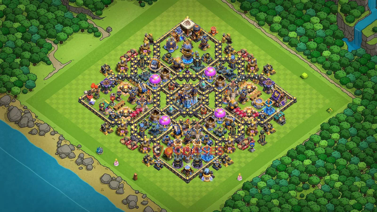 Farming (Defense) Base TH18 with Link | Clash of Clans Bases | Layouts ID 6gqgf