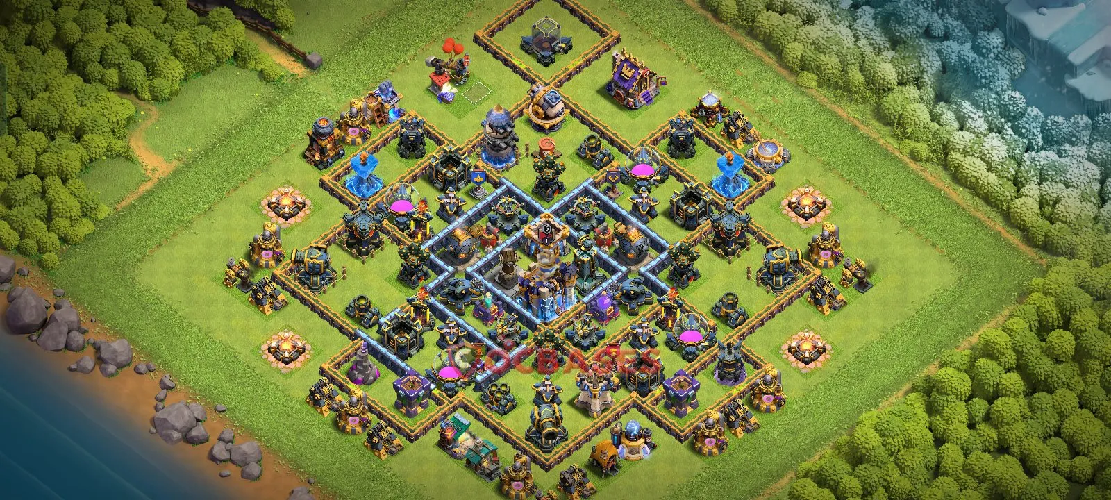 Farming (Defense) Base TH18 with Link | Clash of Clans Bases | Layouts ID 6hmrz