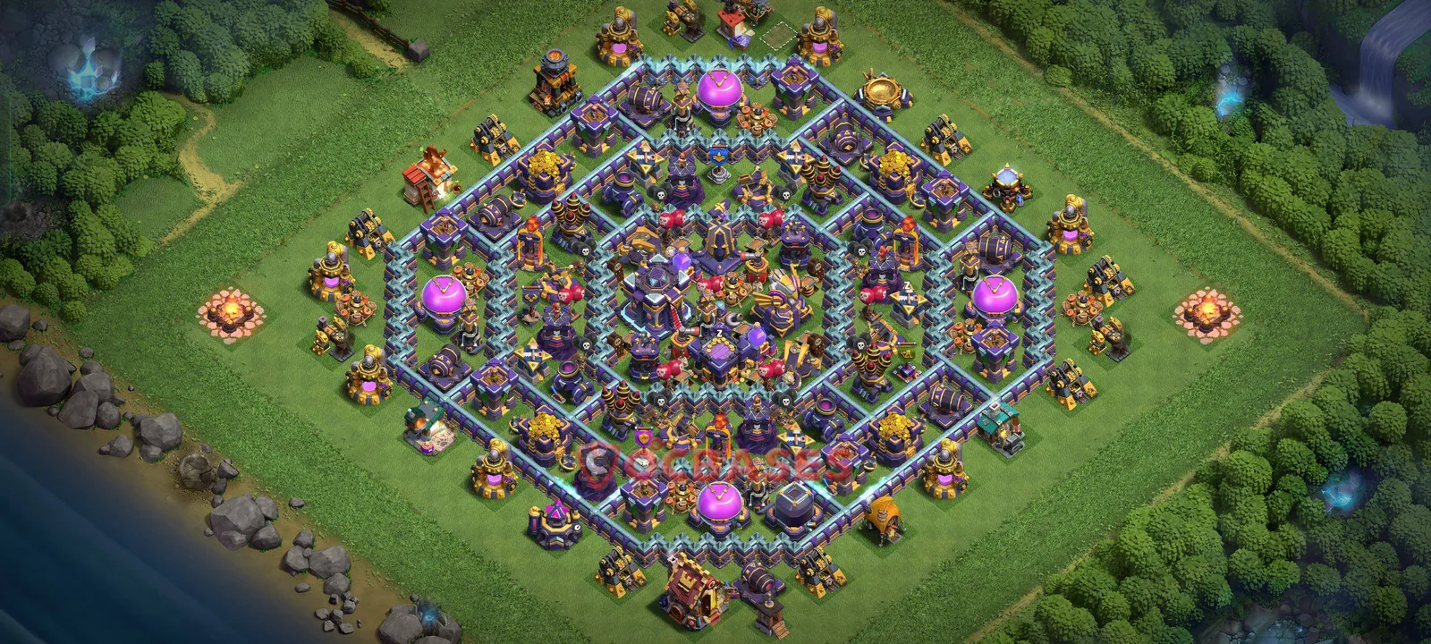 Farming (Defense) Base TH15 with Link | Clash of Clans Bases | Layouts ID 6ylmn