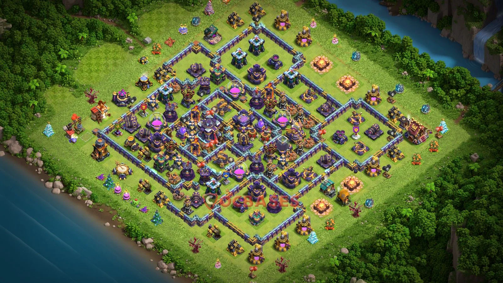 Farming (Defense) Base TH15 with Link | Clash of Clans Bases | Layouts ID 7lffy