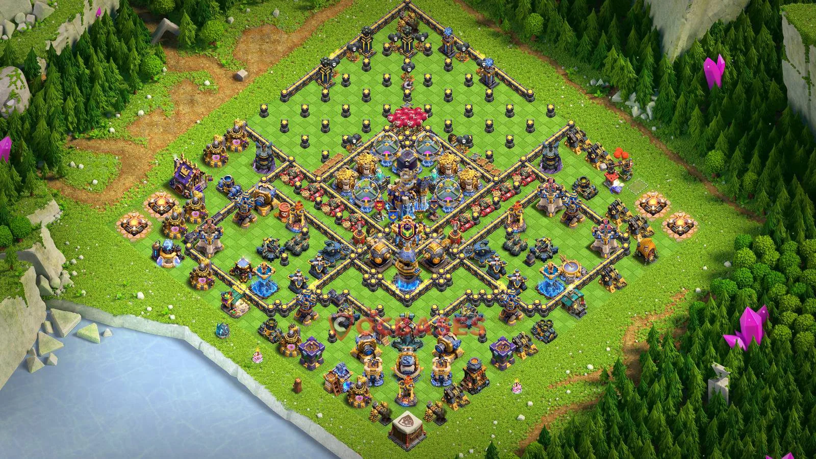 Farming (Defense) Base TH18 with Link | Clash of Clans Bases | Layouts ID 898gx