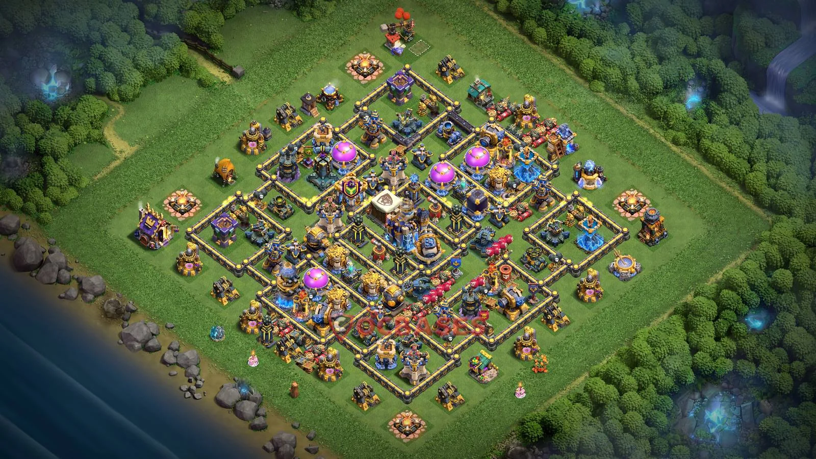 Farming (Defense) Base TH18 with Link | Clash of Clans Bases | Layouts ID 98o4z