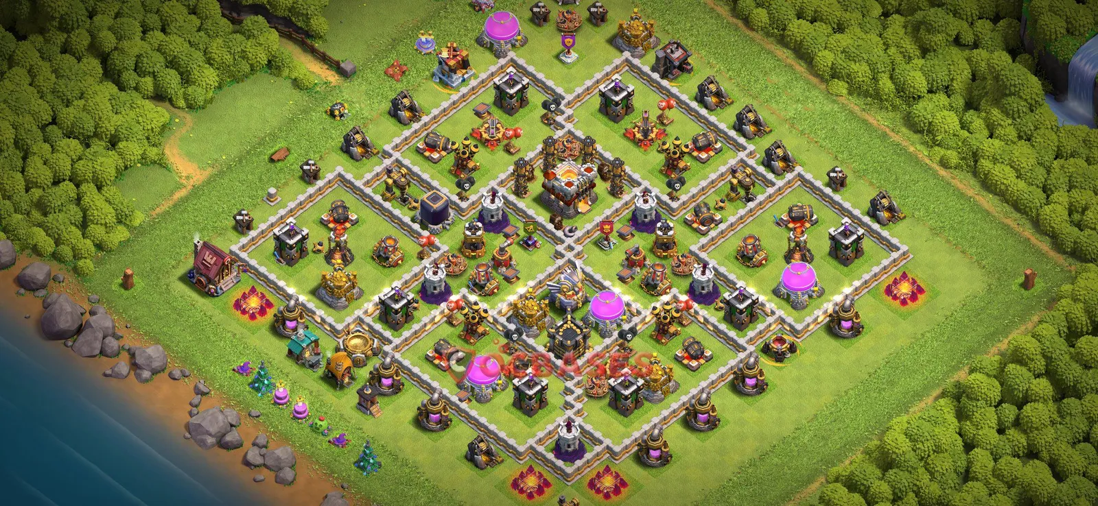 Farming (Defense) Base TH11 - Clash of Clans Town Hall 11 Layout Link Farming (Defense) Base TH11 - Clash of Clans Town Hall 11 FARMING Base Layout with Copy Link 2026