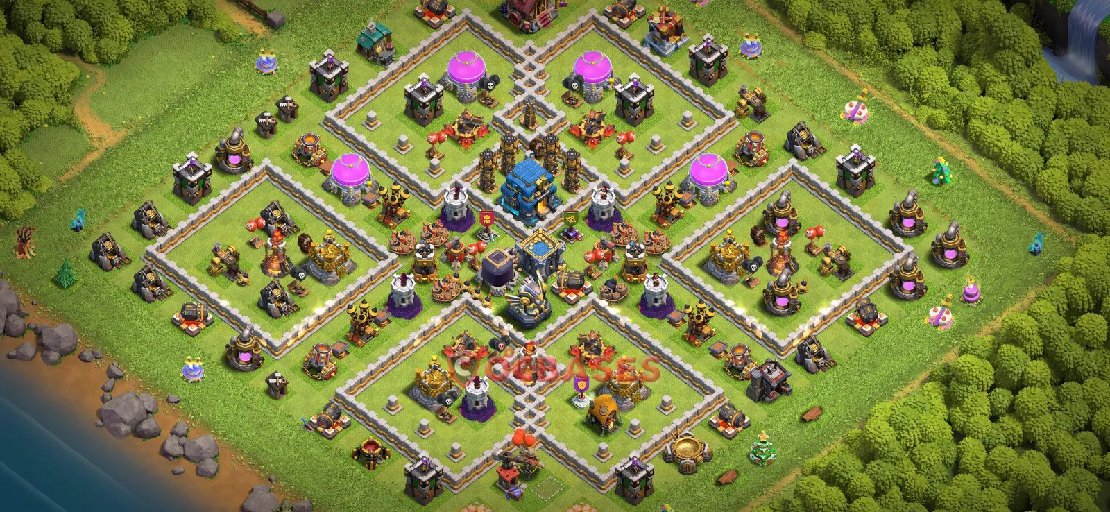 Farming (Defense) Base TH12 - Clash of Clans Town Hall 12 Layout Link Farming (Defense) Base TH12 - Clash of Clans Town Hall 12 FARMING Base Layout with Copy Link 2026