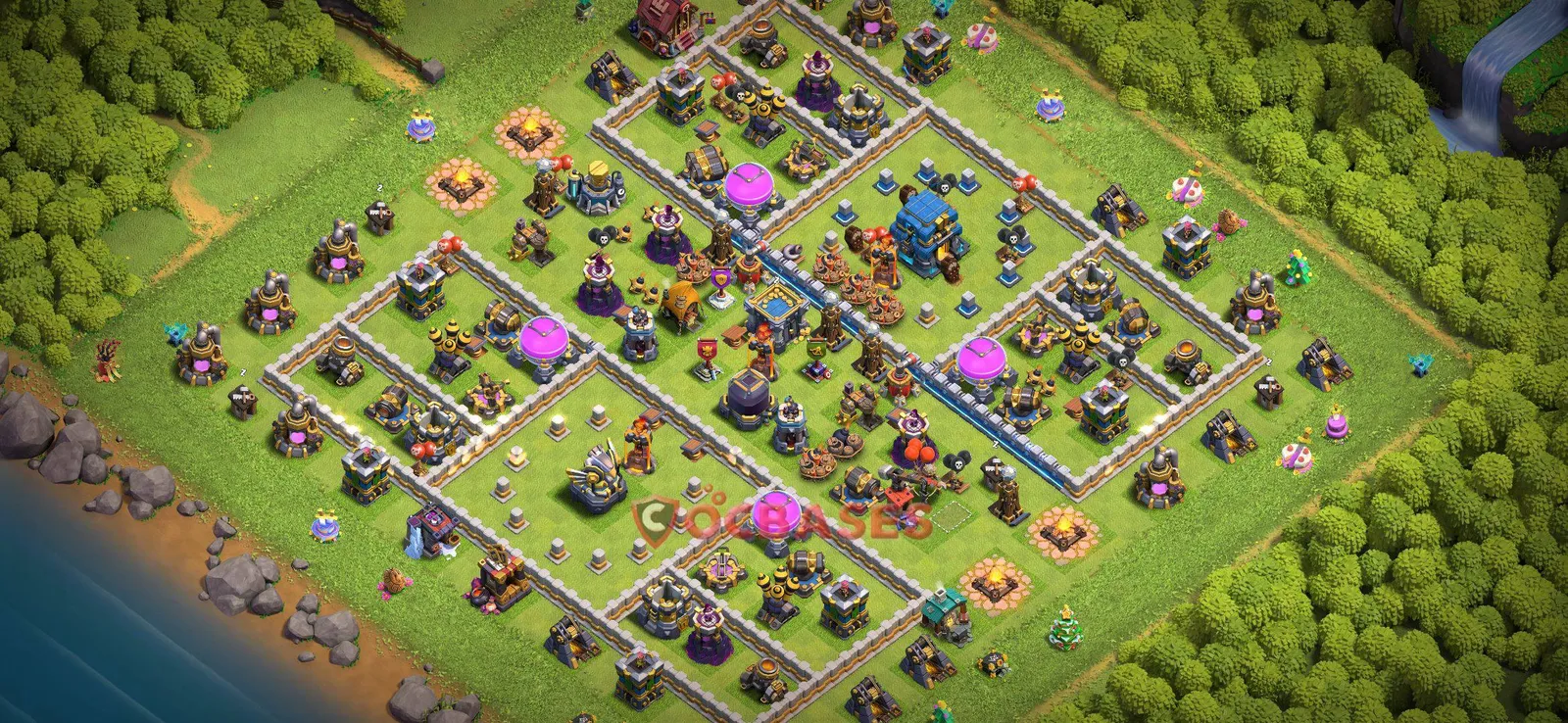 Farming (Defense) Base TH12 with Link | Clash of Clans Bases | Layouts ID cynm5