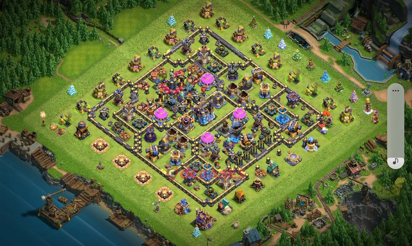 Farming (Defense) Base TH18 with Link | Clash of Clans Bases | Layouts ID d95so