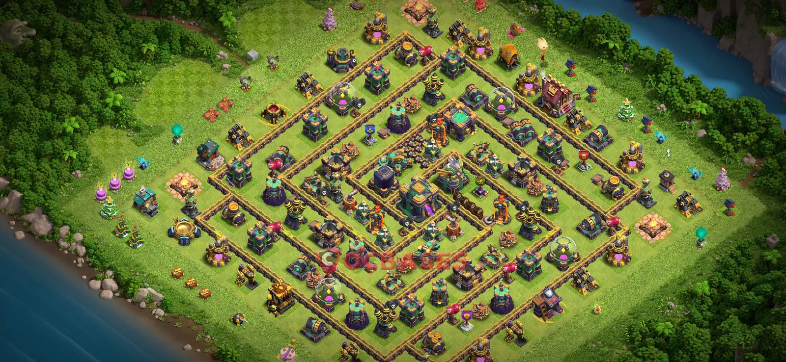 Farming (Defense) Base TH14 - Clash of Clans Town Hall 14 Layout Link Farming (Defense) Base TH14 - Clash of Clans Town Hall 14 FARMING Base Layout with Copy Link 2026