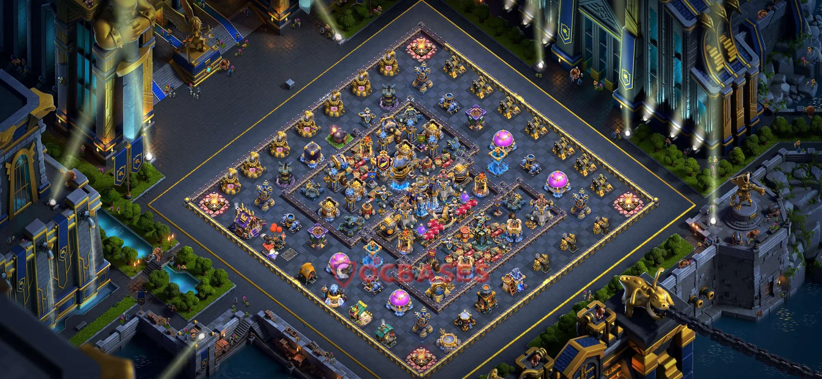 Farming (Defense) Base TH18 with Link | Clash of Clans Bases | Layouts ID dtxvr