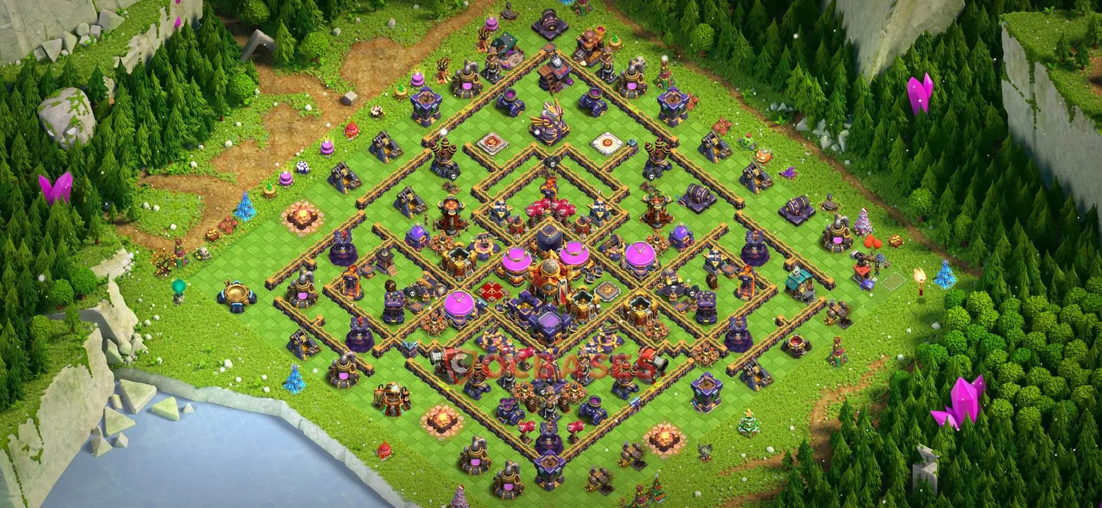 Farming (Defense) Base TH16 - Clash of Clans Town Hall 16 Layout Link Farming (Defense) Base TH16 - Clash of Clans Town Hall 16 FARMING Base Layout with Copy Link 2026