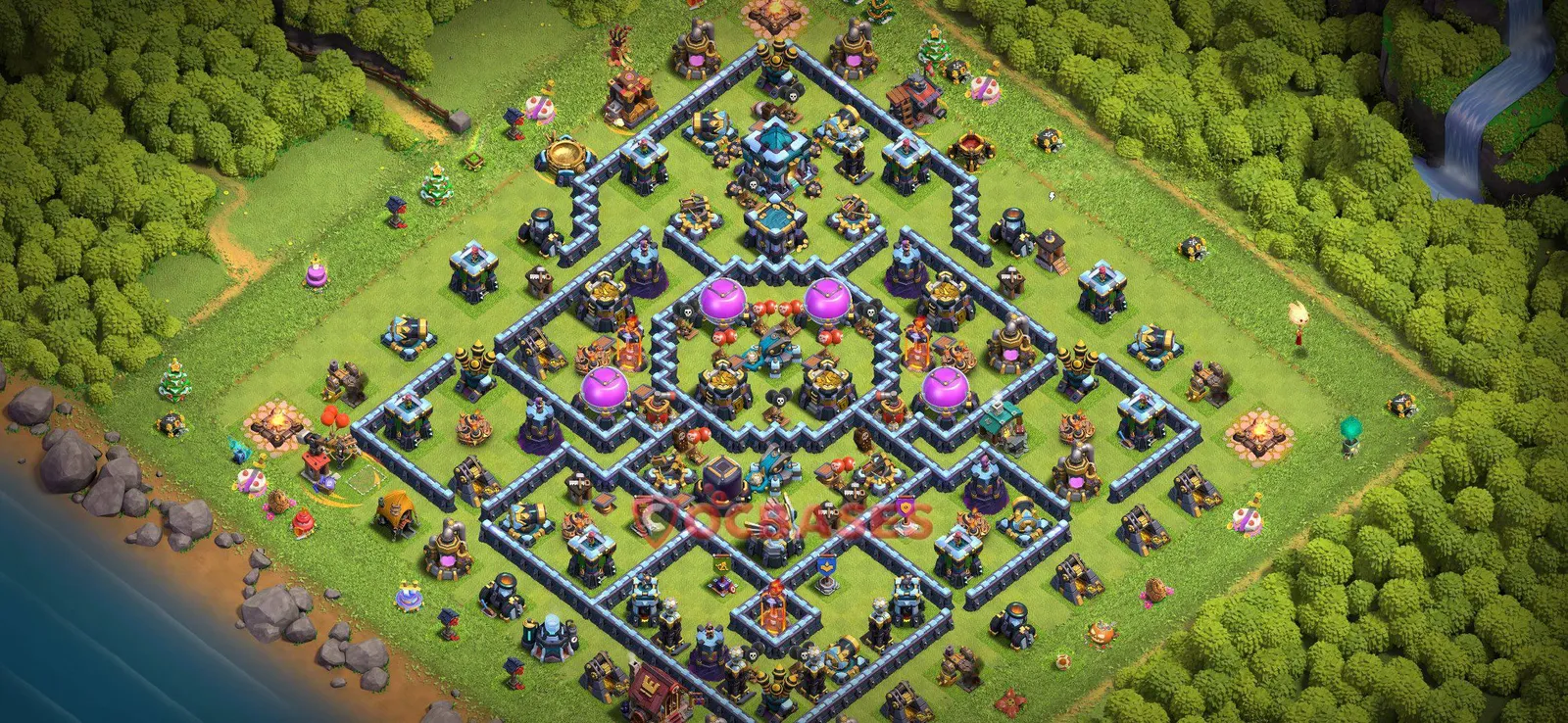 Farming (Defense) Base TH13 with Link | Clash of Clans Bases | Layouts ID ewdys