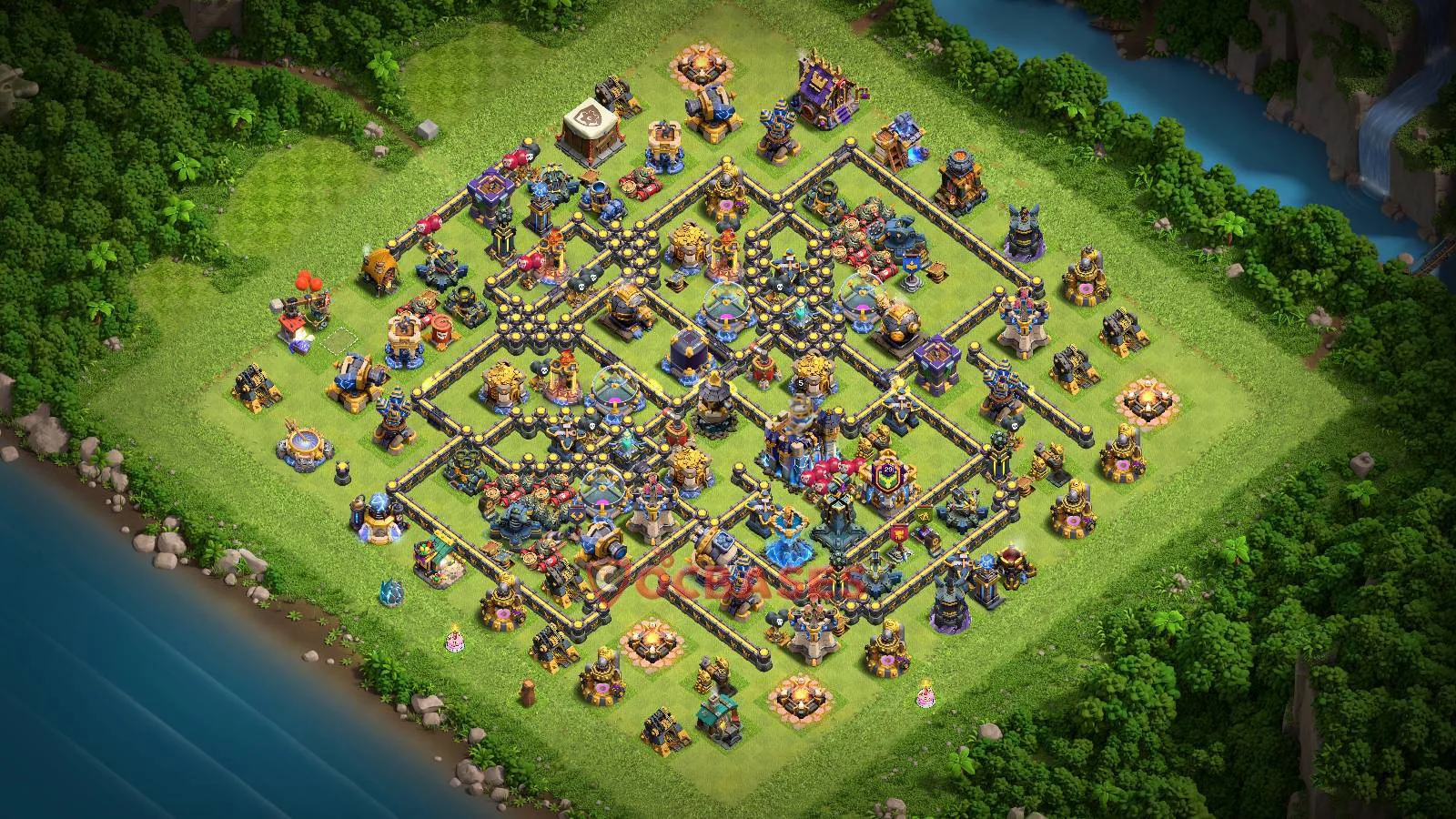 Farming (Defense) Base TH18 with Link | Clash of Clans Bases | Layouts ID exc06