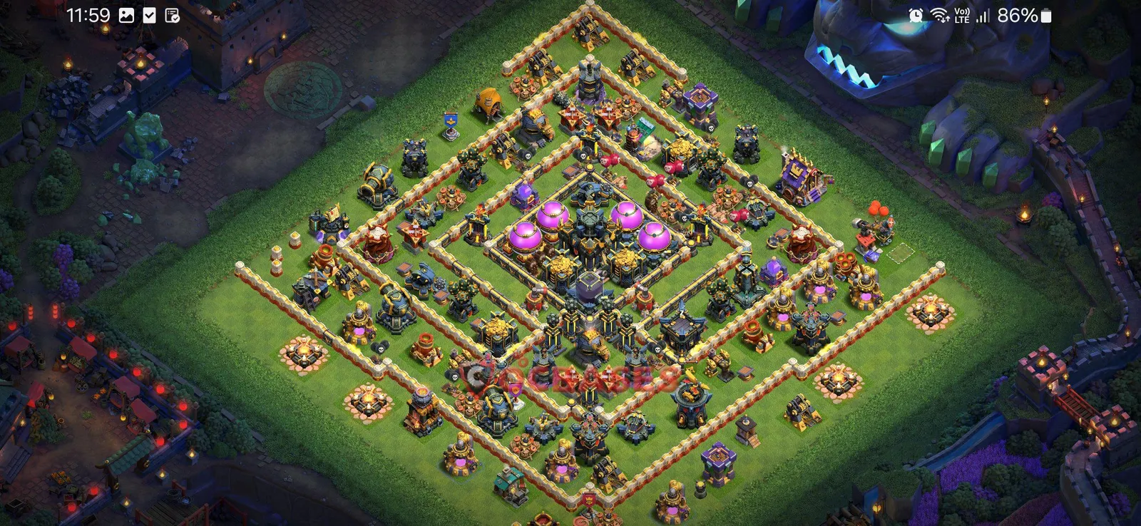Farming (Defense) Base TH17 with Link | Clash of Clans Bases | Layouts ID ftsaj