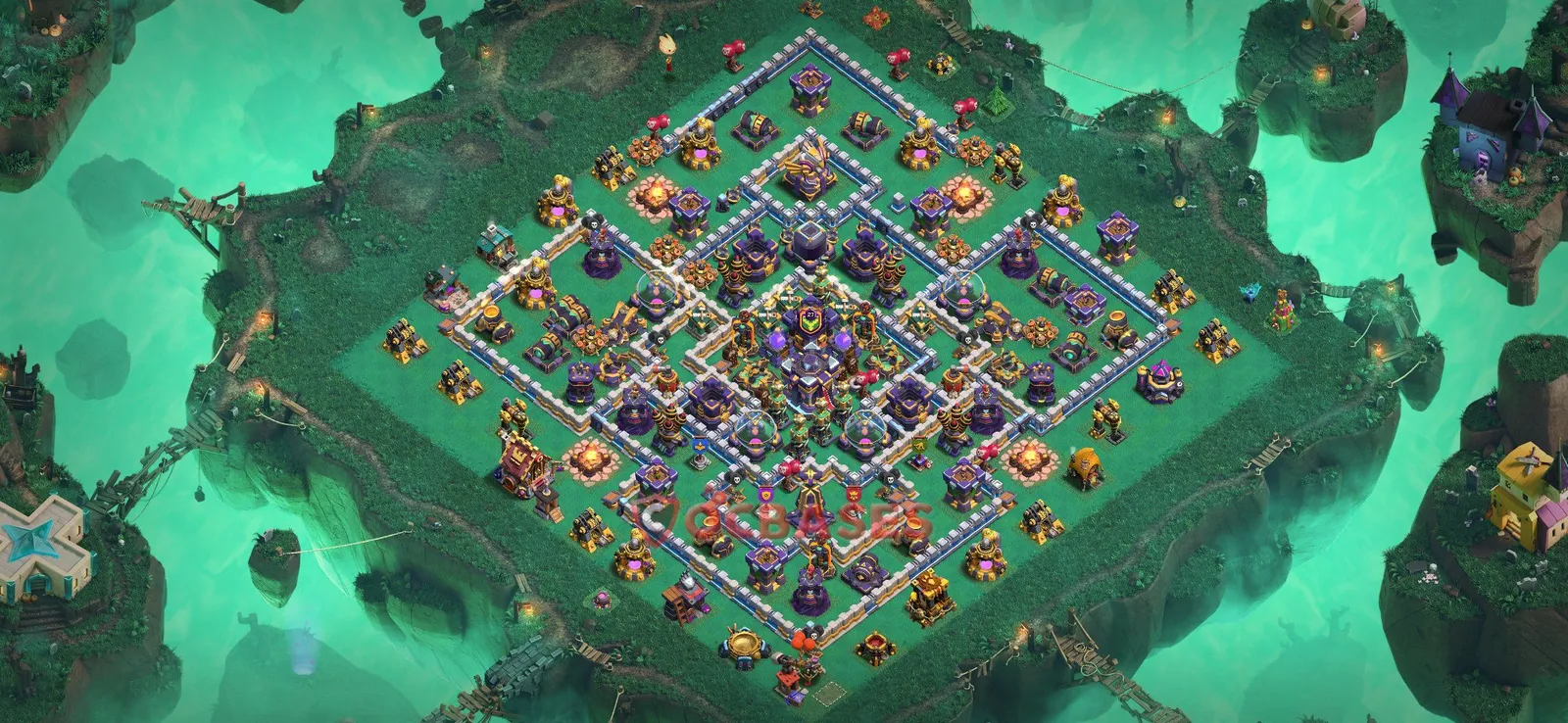 Farming (Defense) Base TH15 with Link | Clash of Clans Bases | Layouts ID ghnj8