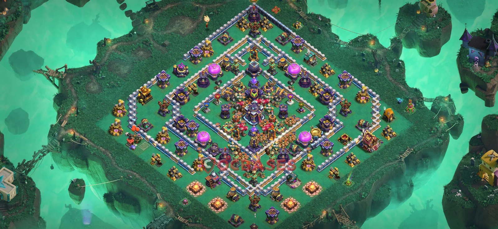 Farming (Defense) Base TH15 with Link | Clash of Clans Bases | Layouts ID ifm3m