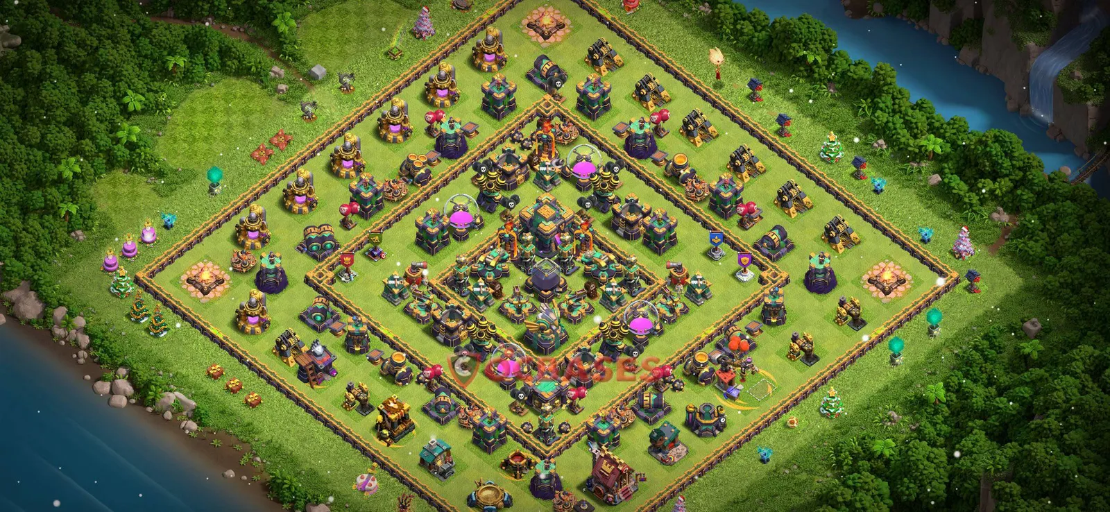 Farming (Defense) Base TH14 with Link | Clash of Clans Bases | Layouts ID ipbh0