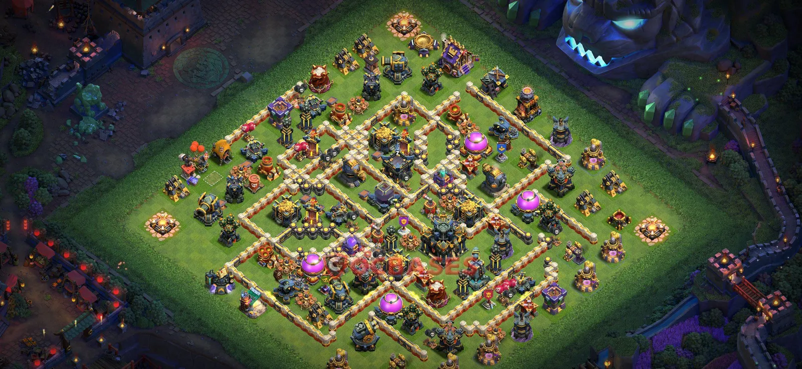Farming (Defense) Base TH17 with Link | Clash of Clans Bases | Layouts ID j7sce