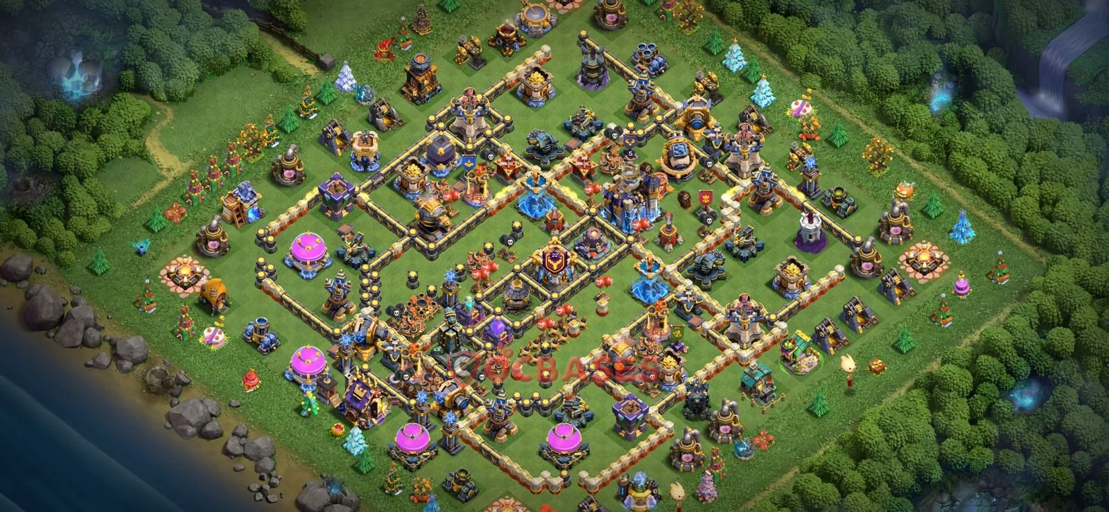 Farming (Defense) Base TH18 with Link | Clash of Clans Bases | Layouts ID jw8og