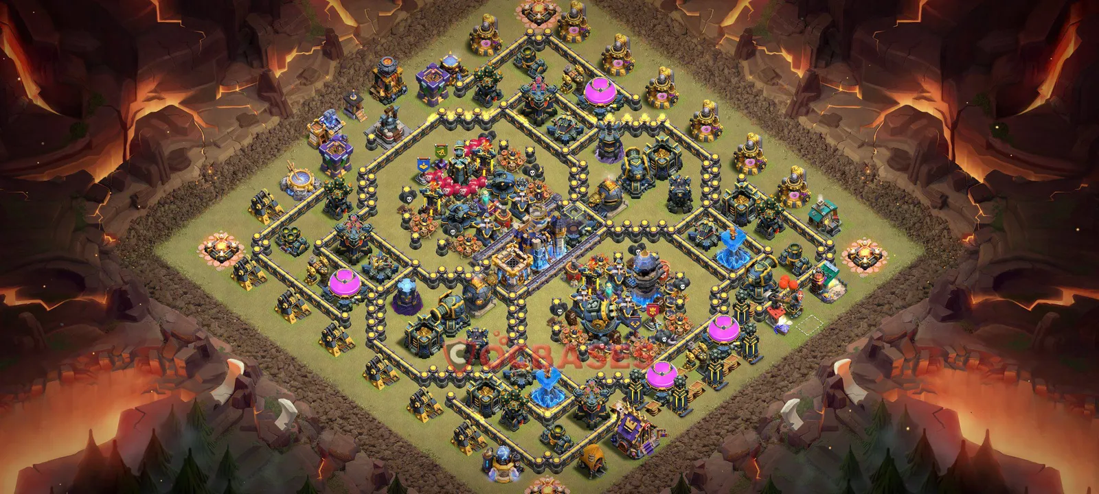 Farming (Defense) Base TH18 with Link | Clash of Clans Bases | Layouts ID k52od