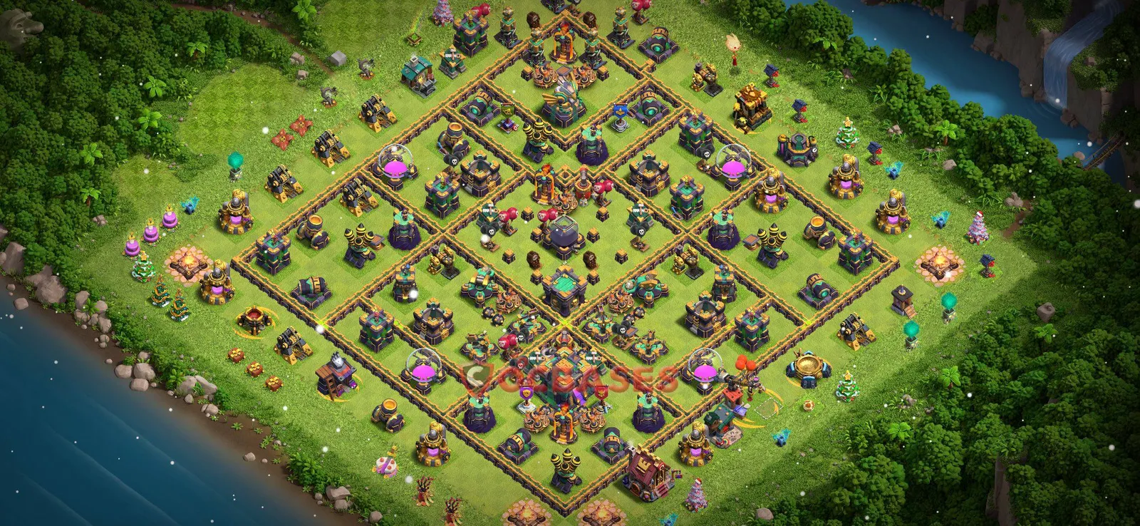 Farming (Defense) Base TH14 with Link | Clash of Clans Bases | Layouts ID l7tog