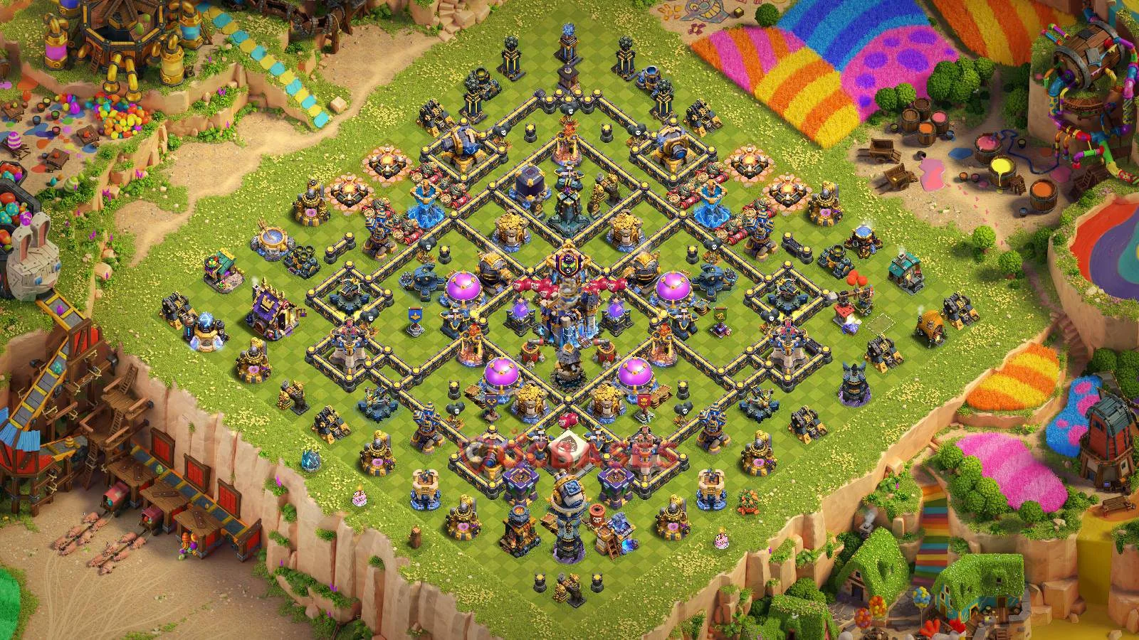 Farming (Defense) Base TH18 with Link | Clash of Clans Bases | Layouts ID lr9yx