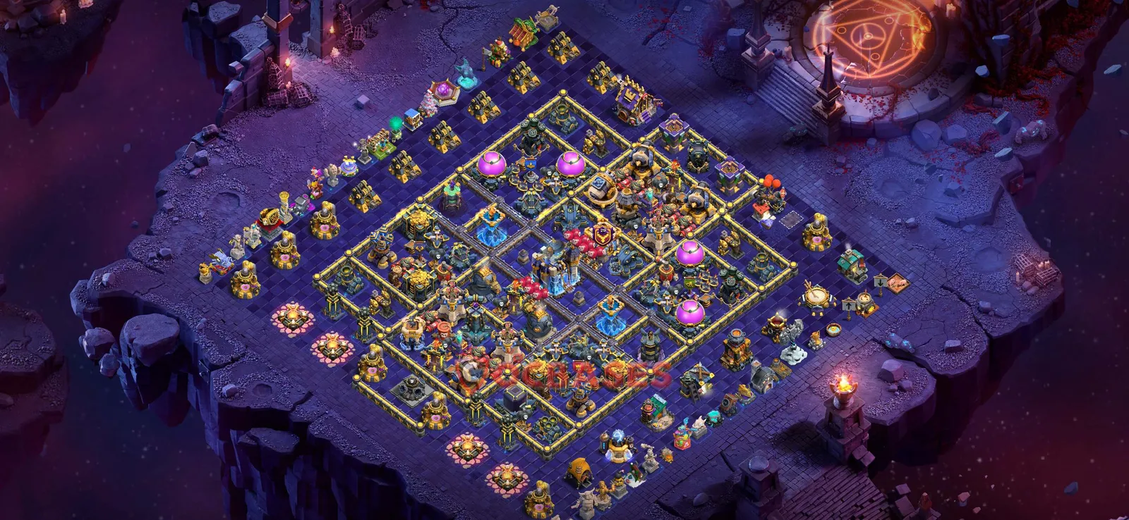 Farming (Defense) Base TH18 with Link | Clash of Clans Bases | Layouts ID nfgz2