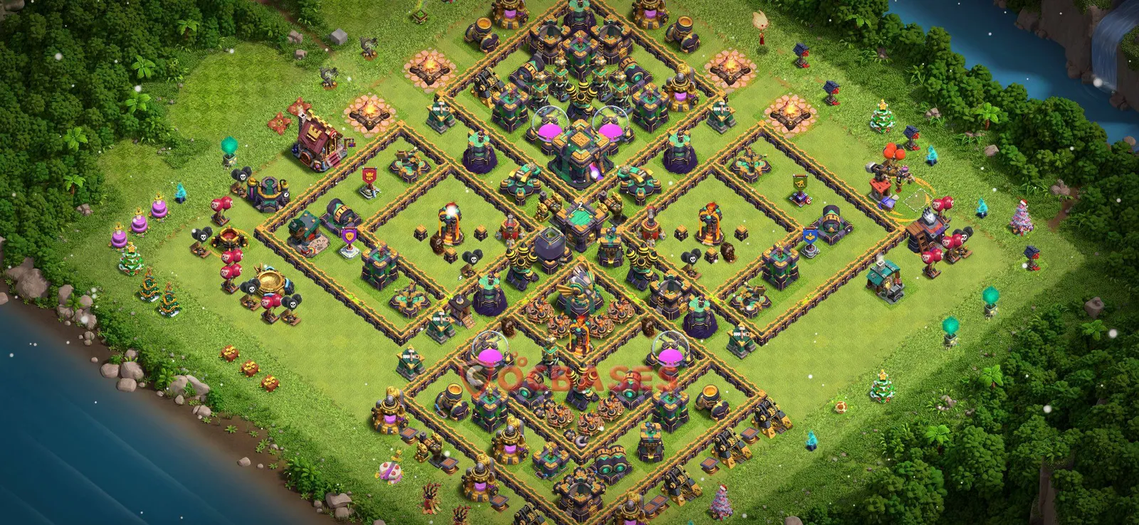 Farming (Defense) Base TH14 - Clash of Clans Town Hall 14 Layout with Link