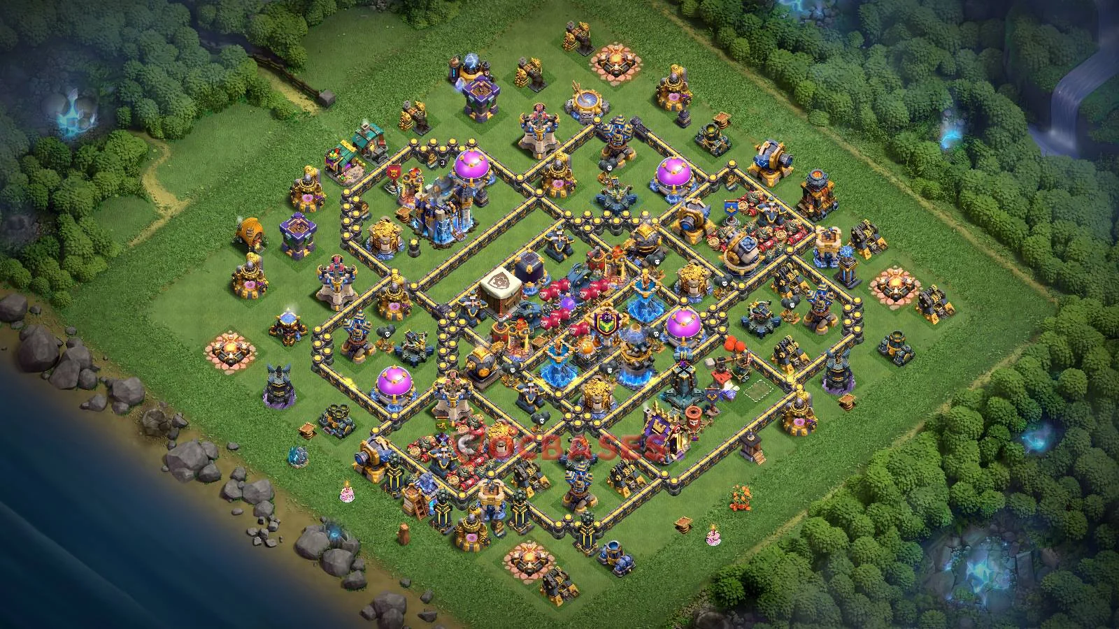 Farming (Defense) Base TH18 with Link | Clash of Clans Bases | Layouts ID oywl1