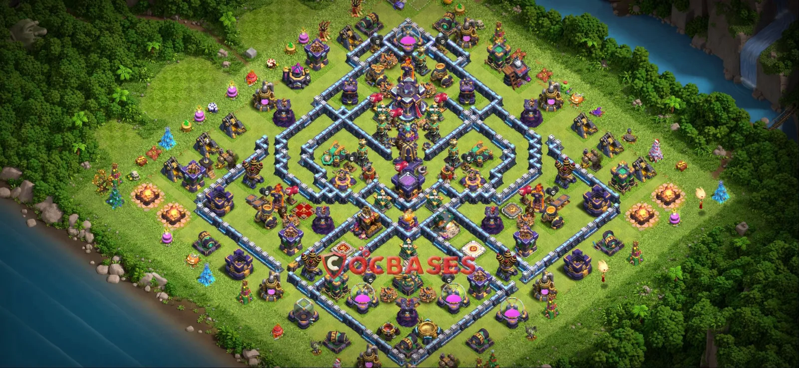 Farming (Defense) Base TH15 - Clash of Clans Town Hall 15 Layout Link Farming (Defense) Base TH15 - Clash of Clans Town Hall 15 FARMING Base Layout with Copy Link 2026