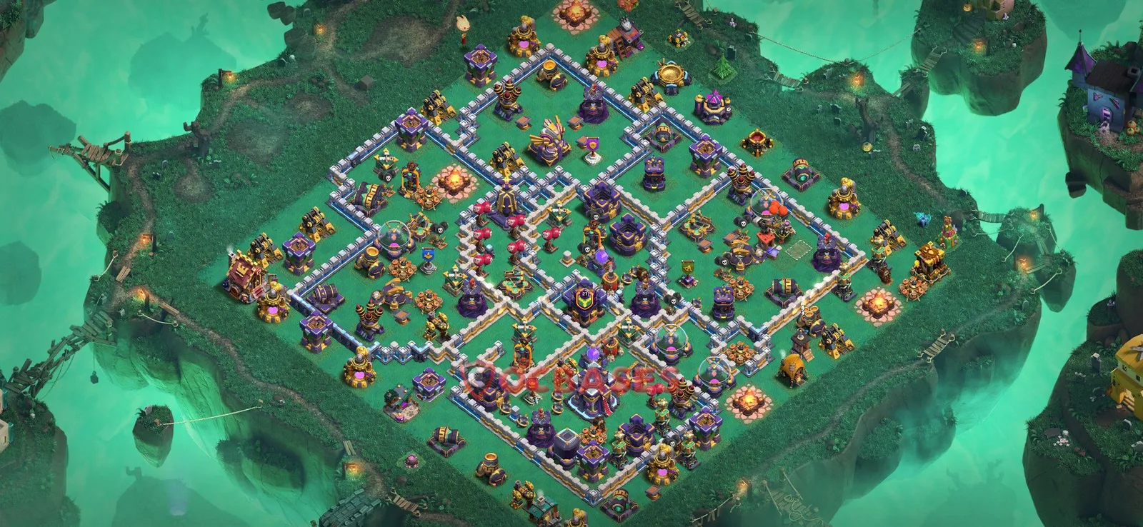 Farming (Defense) Base TH15 with Link | Clash of Clans Bases | Layouts ID son63