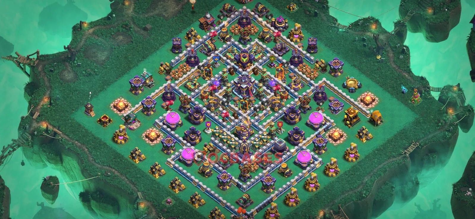Farming (Defense) Base TH15 with Link | Clash of Clans Bases | Layouts ID u4fn5