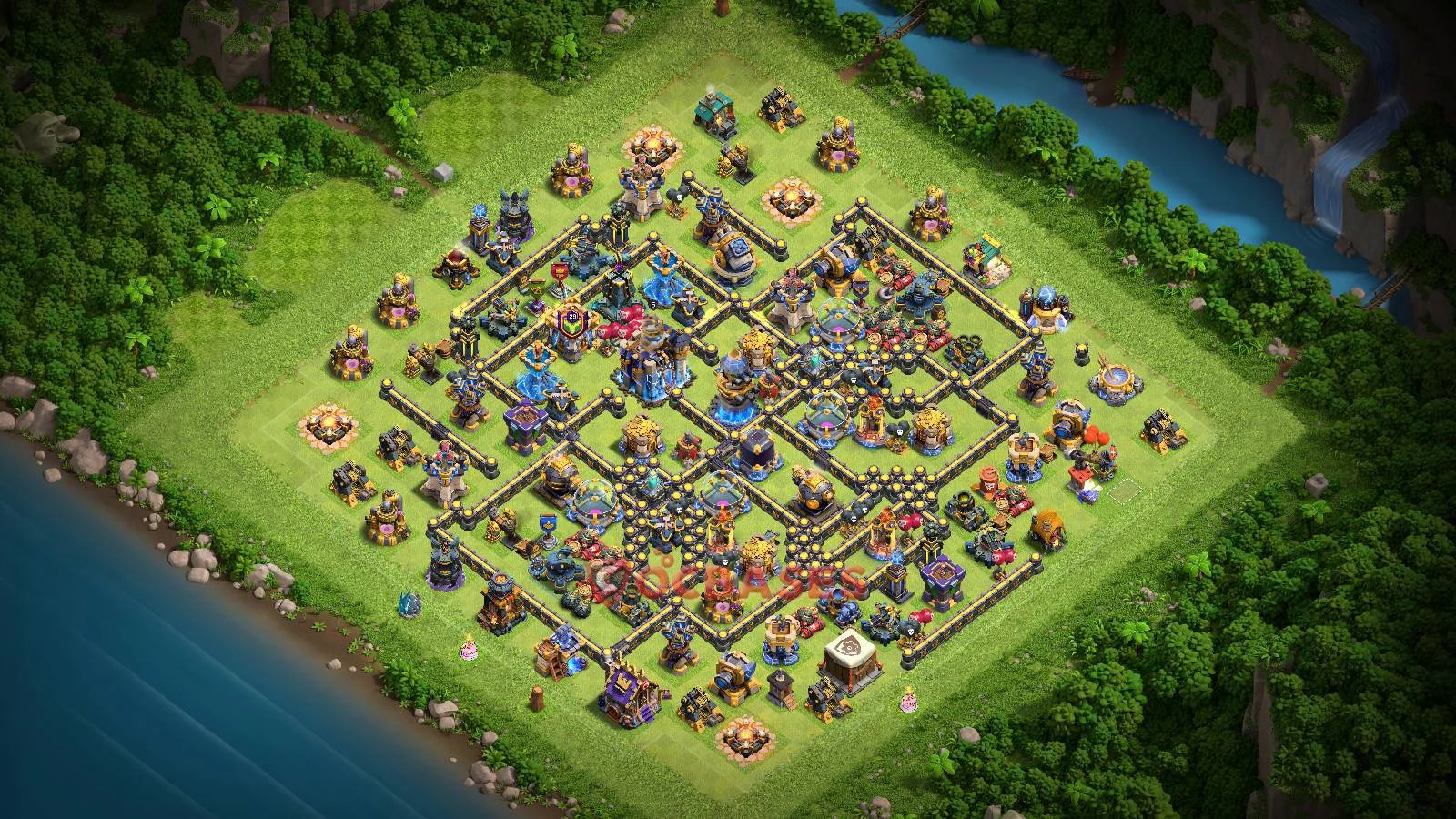 Farming (Defense) Base TH18 with Link | Clash of Clans Bases | Layouts ID vx6ye