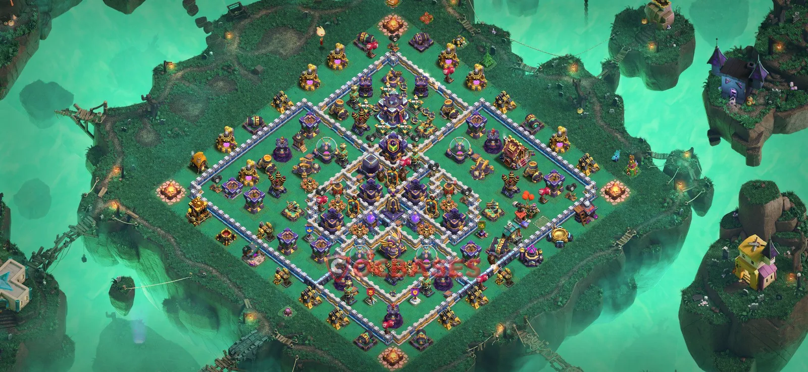 Farming (Defense) Base TH15 with Link | Clash of Clans Bases | Layouts ID vxnfb